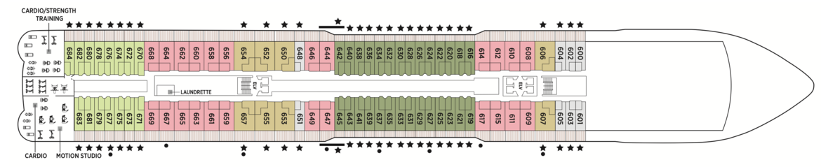 Regent Seven Seas Cruises Seven Seas Explorer Deck Plans Deck 6.png